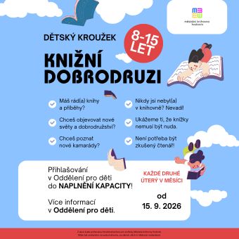 Kroužek Knižní dobrodruzi - PŘIHLAŠOVÁNÍ Kroužek Knižní dobrodruzi - PŘIHLAŠOVÁNÍ
