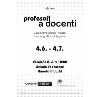 Výstava maleb, kreseb, grafiky a fotografií.
Vernisáž výstavy proběhne 8. 6. v 18:00. Výstava maleb, kreseb, grafiky a fotografií.
Vernisáž výstavy proběhne 8. 6. v 18:00.