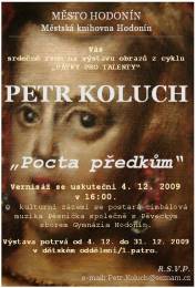 foto - Pocta předkům - výstava obrazů Petra Kolucha