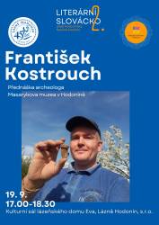 foto - František Kostrouch v lázních - přednáška archeologa Masarykova muzea v Hodoníně