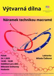 foto - Výtvarná dílna „Náramek technikou macramé“