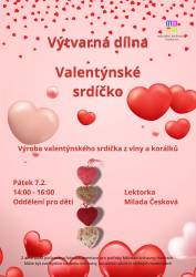 foto - Výtvarná dílna: Valentýnské srdíčko